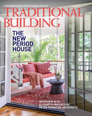 Traditional Building magazine cover.